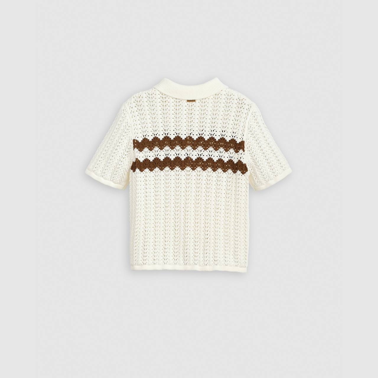 SUNSET CROCHET SHIRT - 6