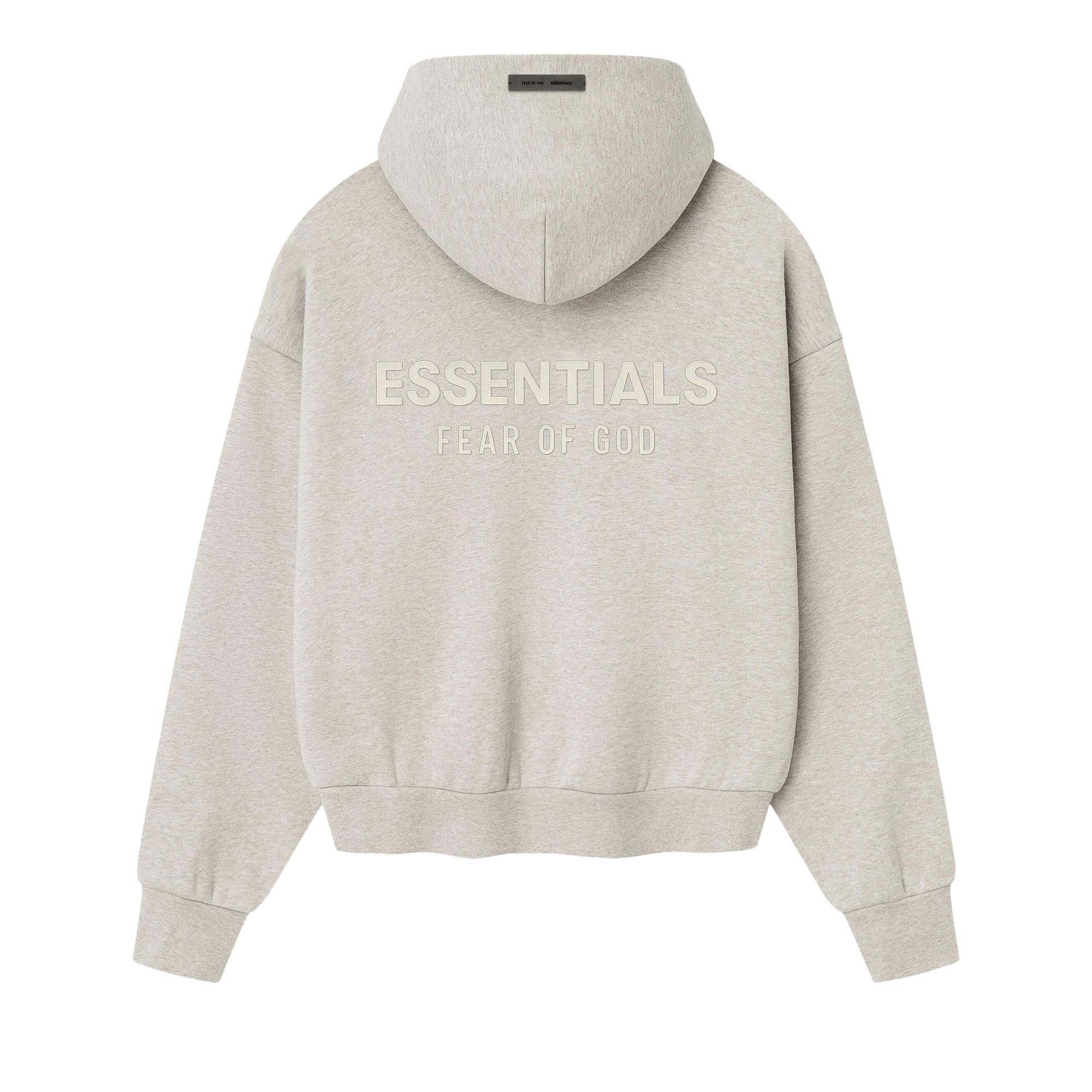 Fear of God Essentials Classic Hoodie 'Heather Stone' - 2