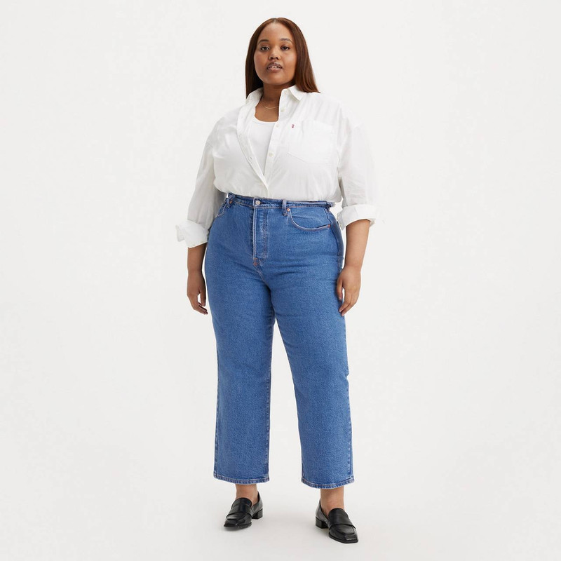 RIBCAGE STRAIGHT ANKLE WOMEN'S JEANS (PLUS SIZE) 2