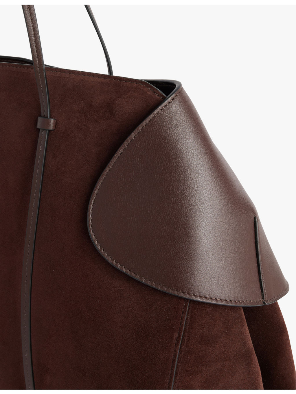 Berenices suede and leather shoulder bag - 3
