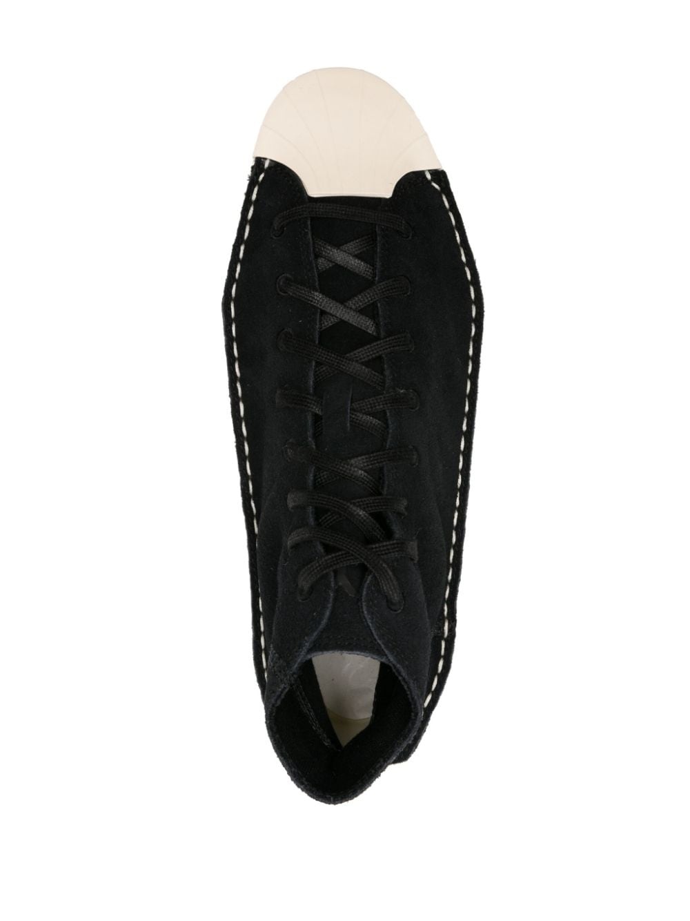 lace-up platform sneakers - 4