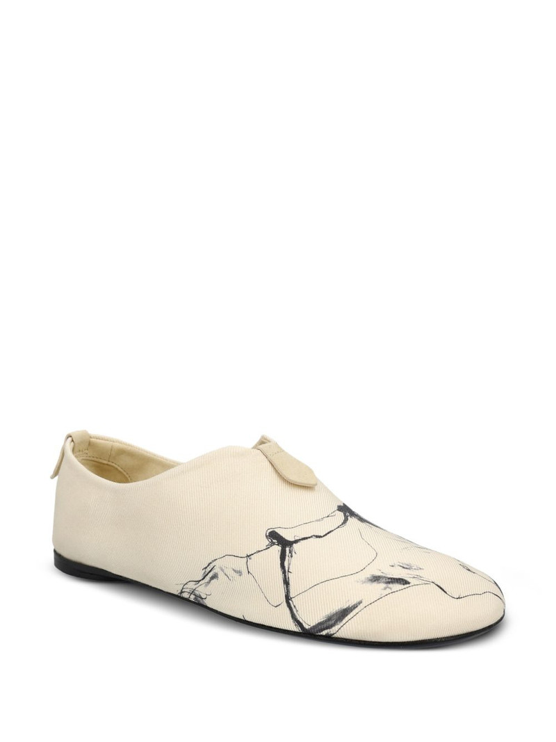 Loro Piana Floaty graphic-print loafers outlook
