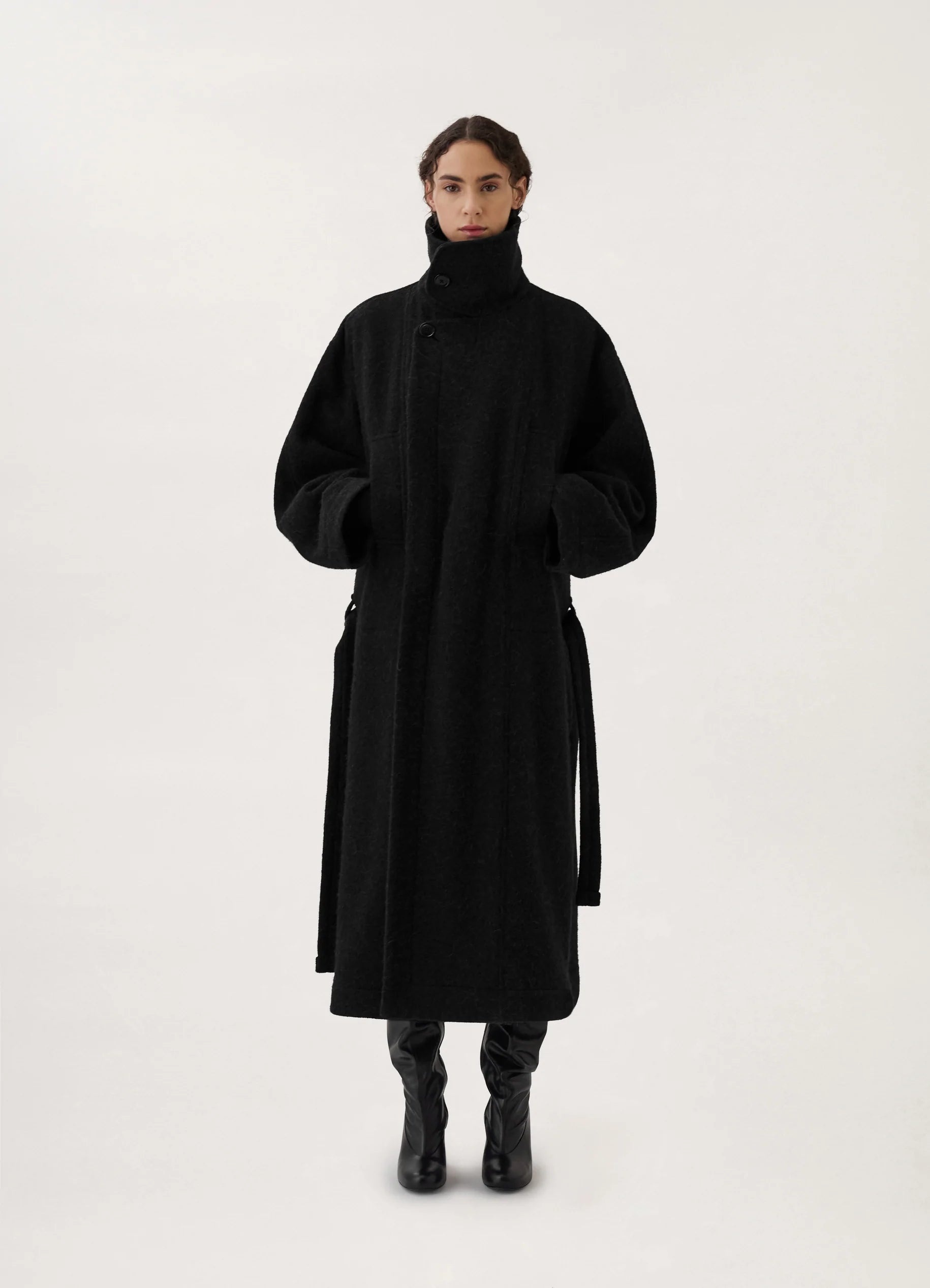 BATHROBE COAT
SOFT ALPACA WOOL - 3