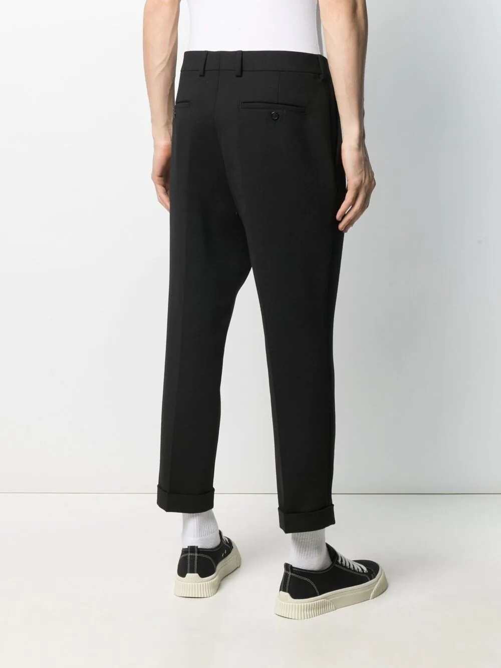 carrot-fit pleated trousers - 4