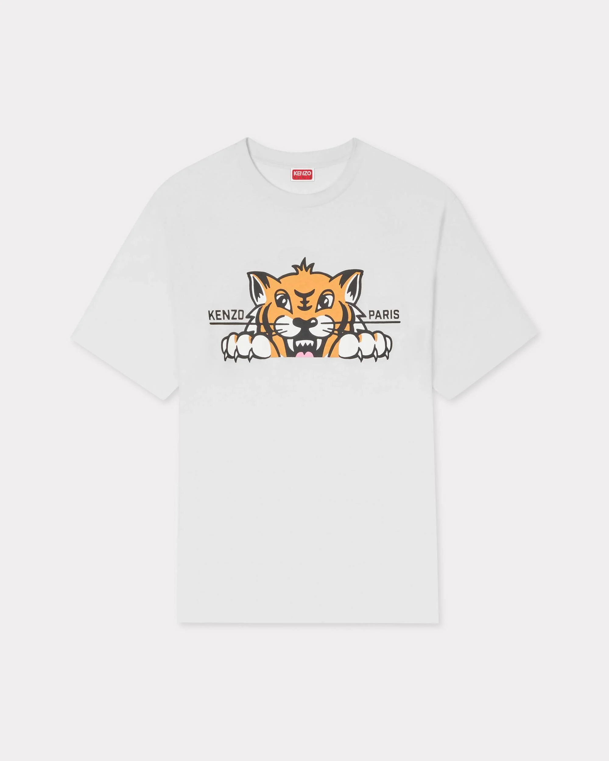 'KENZO Happy Tiger' oversized T-shirt in cotton - 1