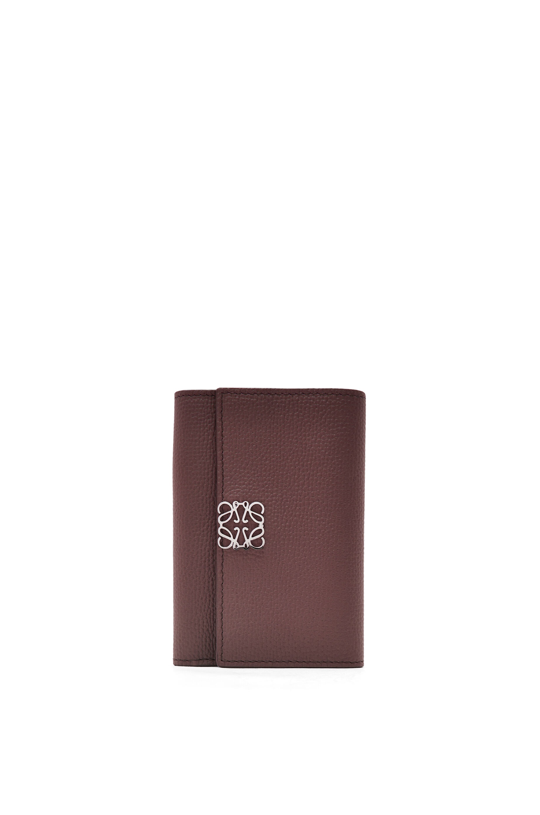 Anagram small vertical wallet in pebble grain calfskin - 1