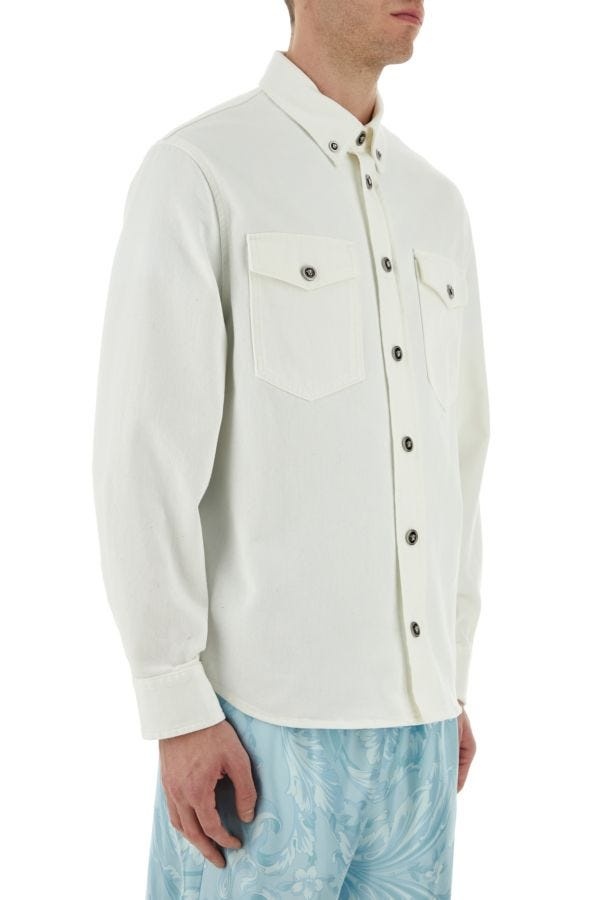 White denim shirt - 4