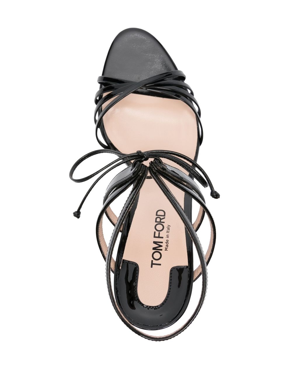 85mm caged leather sandals - 4