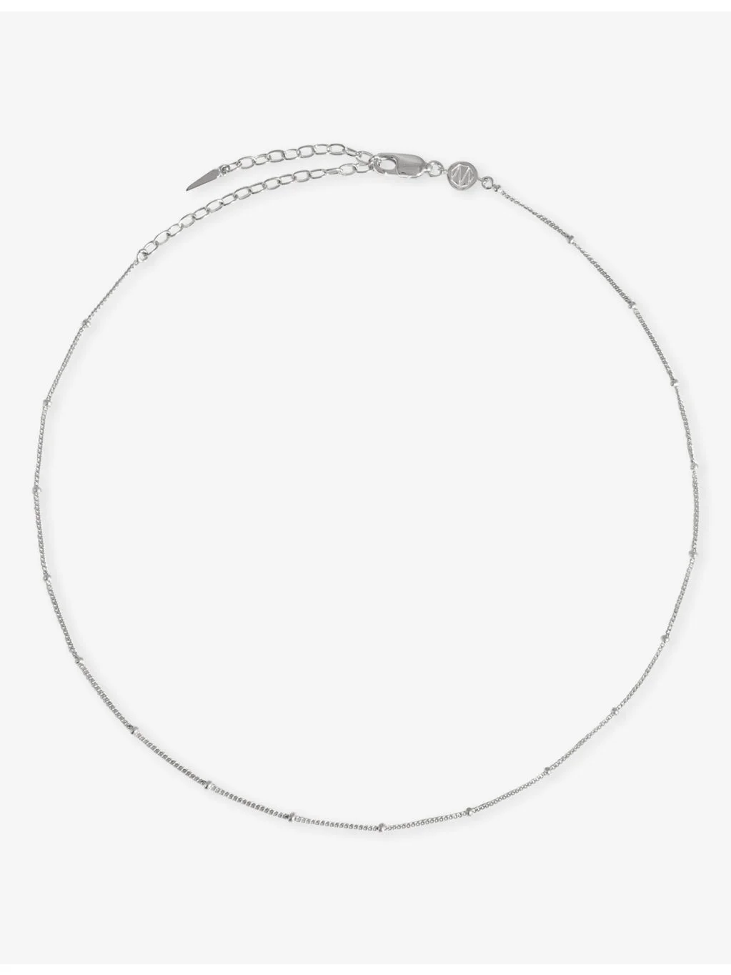 Bobble Sterling-Silver Chain Choker - 1