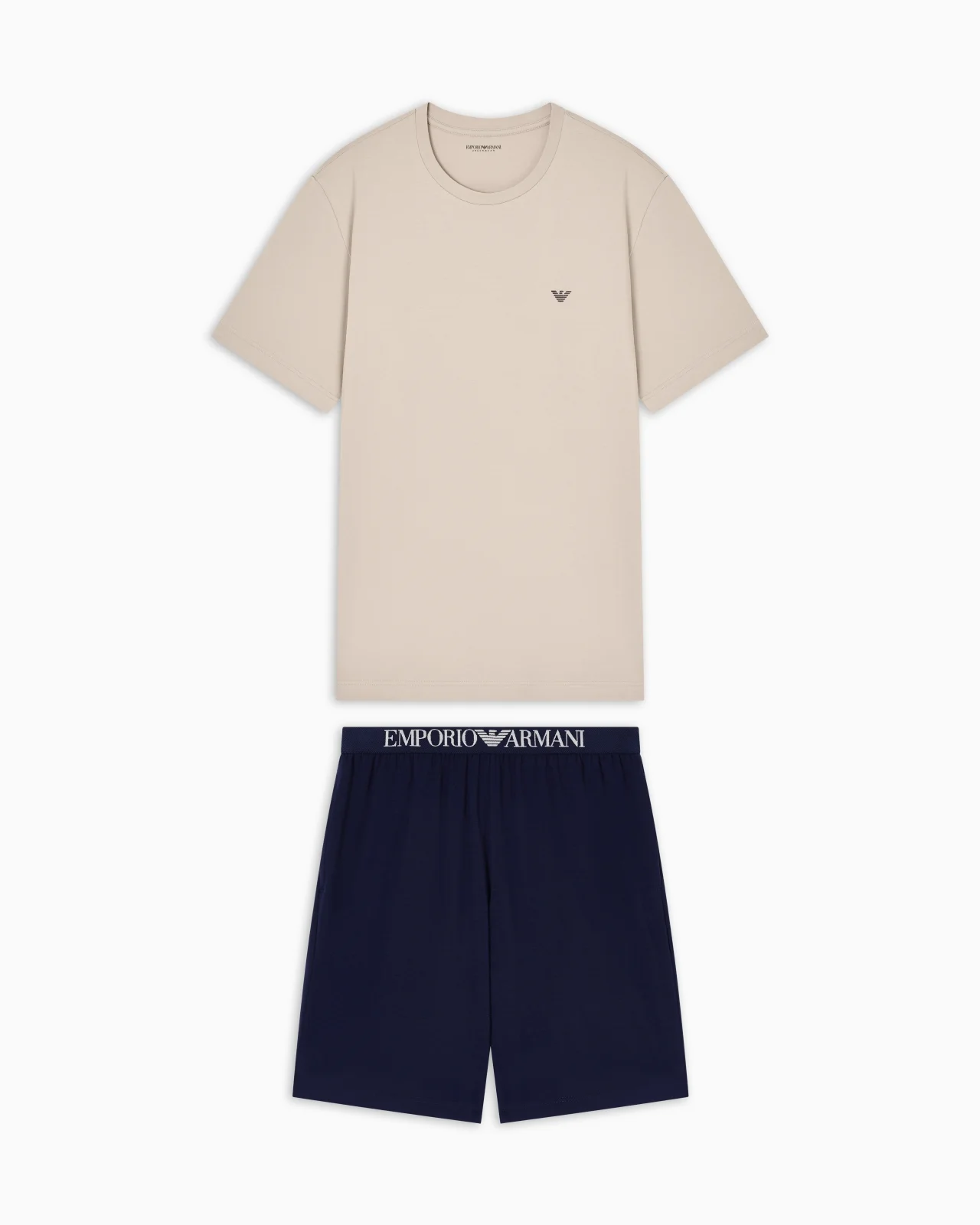 ENDURANCE JERSEY PYJAMAS WITH BERMUDA SHORTS - 1