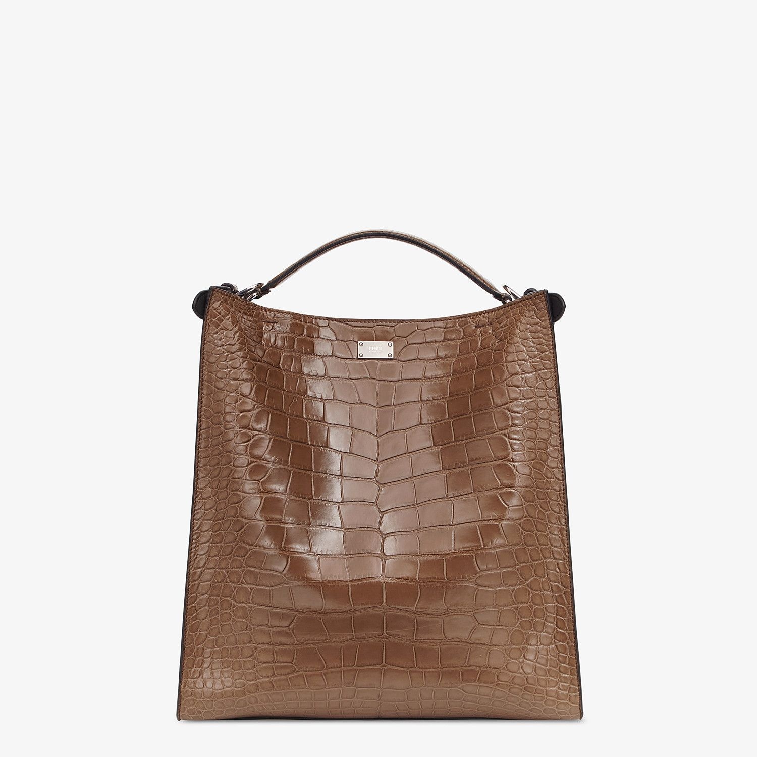 Brown alligator bag - 4