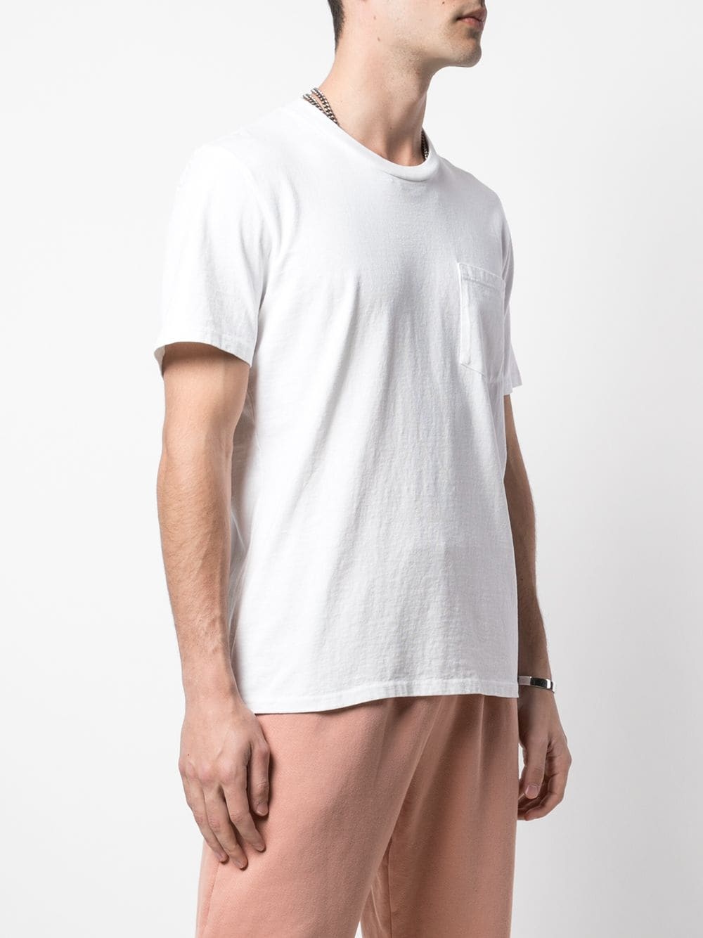 chest pocket cotton T-shirt - 3