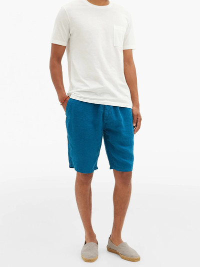 Vilebrequin Drawstring-waist linen-poplin Bermuda shorts outlook