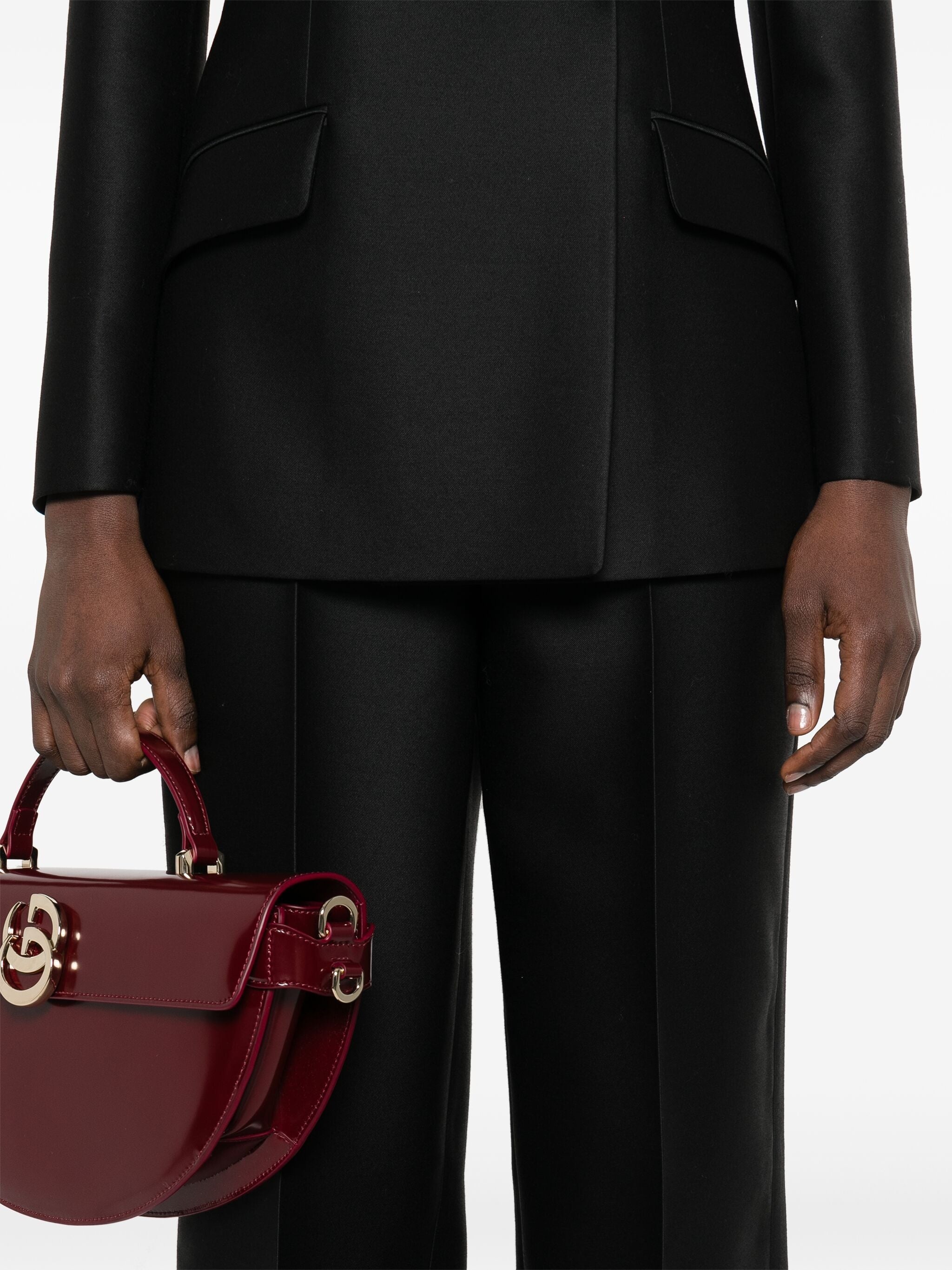 Embroidered Gabardine Trousers - 4