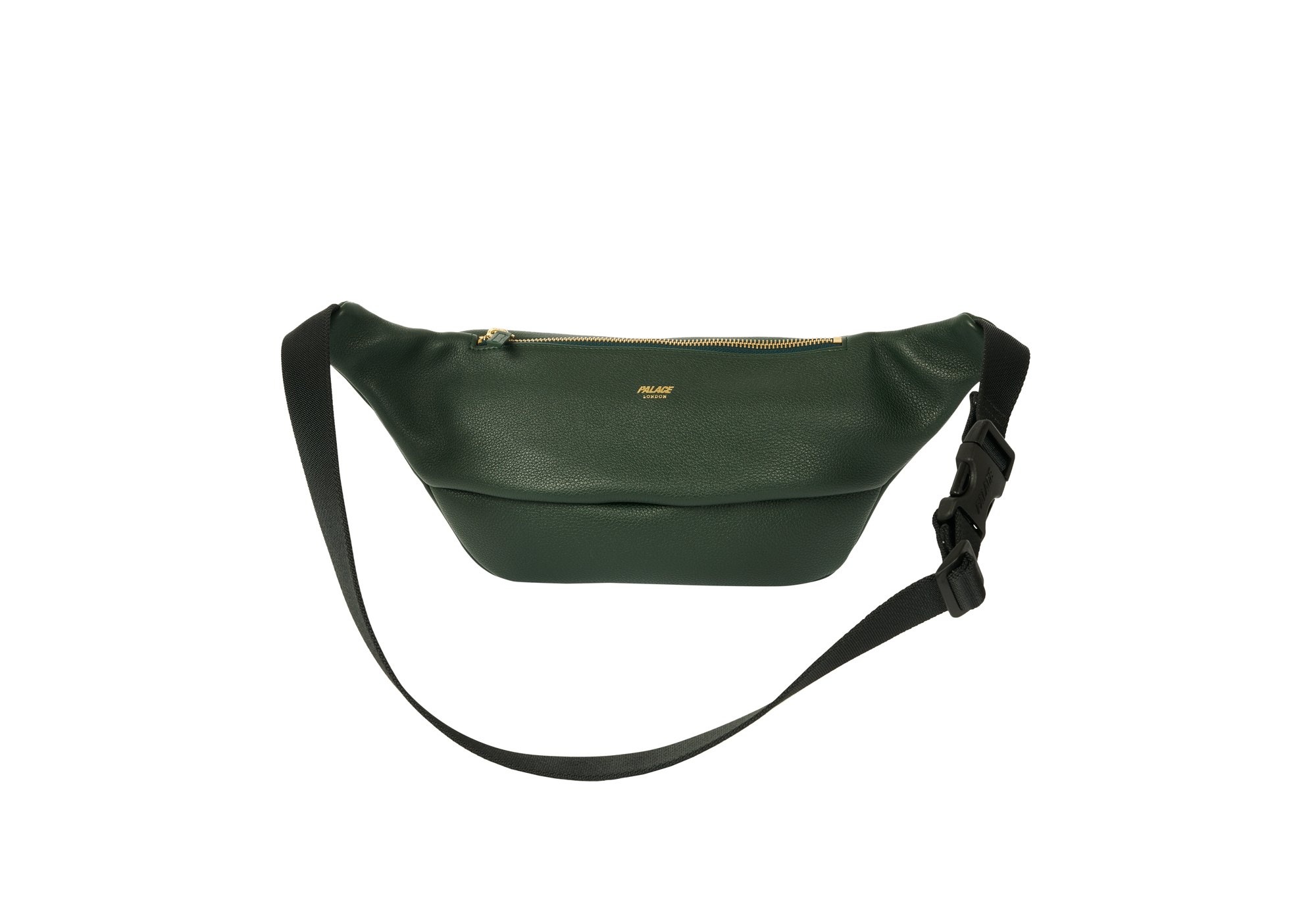 PALACE LEATHER BUM BAG GREEN - 16