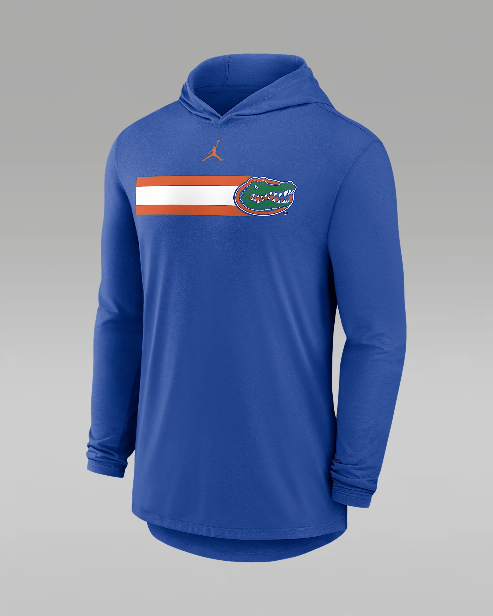 Florida Primetime Pattern Men's Jordan Brand Dri-FIT College Long-Sleeve Hooded T-Shirt - 1