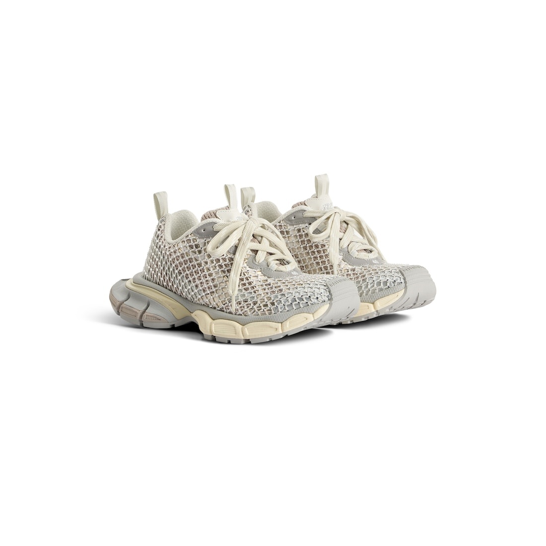 Women's 3xl Fishnet Sneaker  in Eggshell - 3