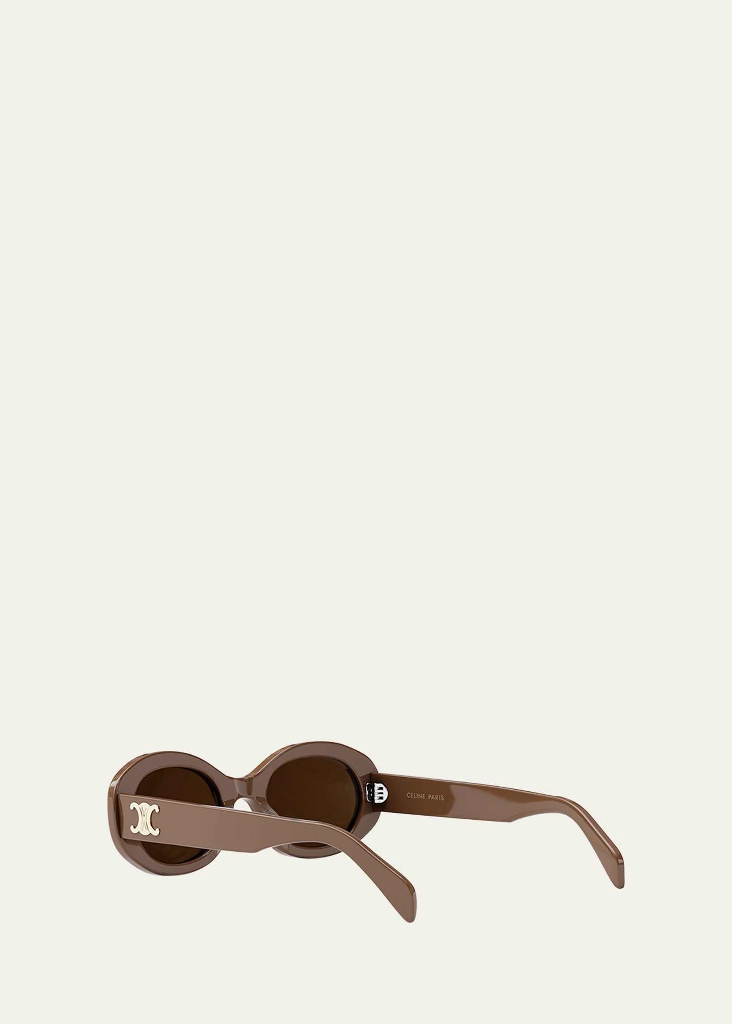 Triomphe Acetate Oval Sunglasses - 4