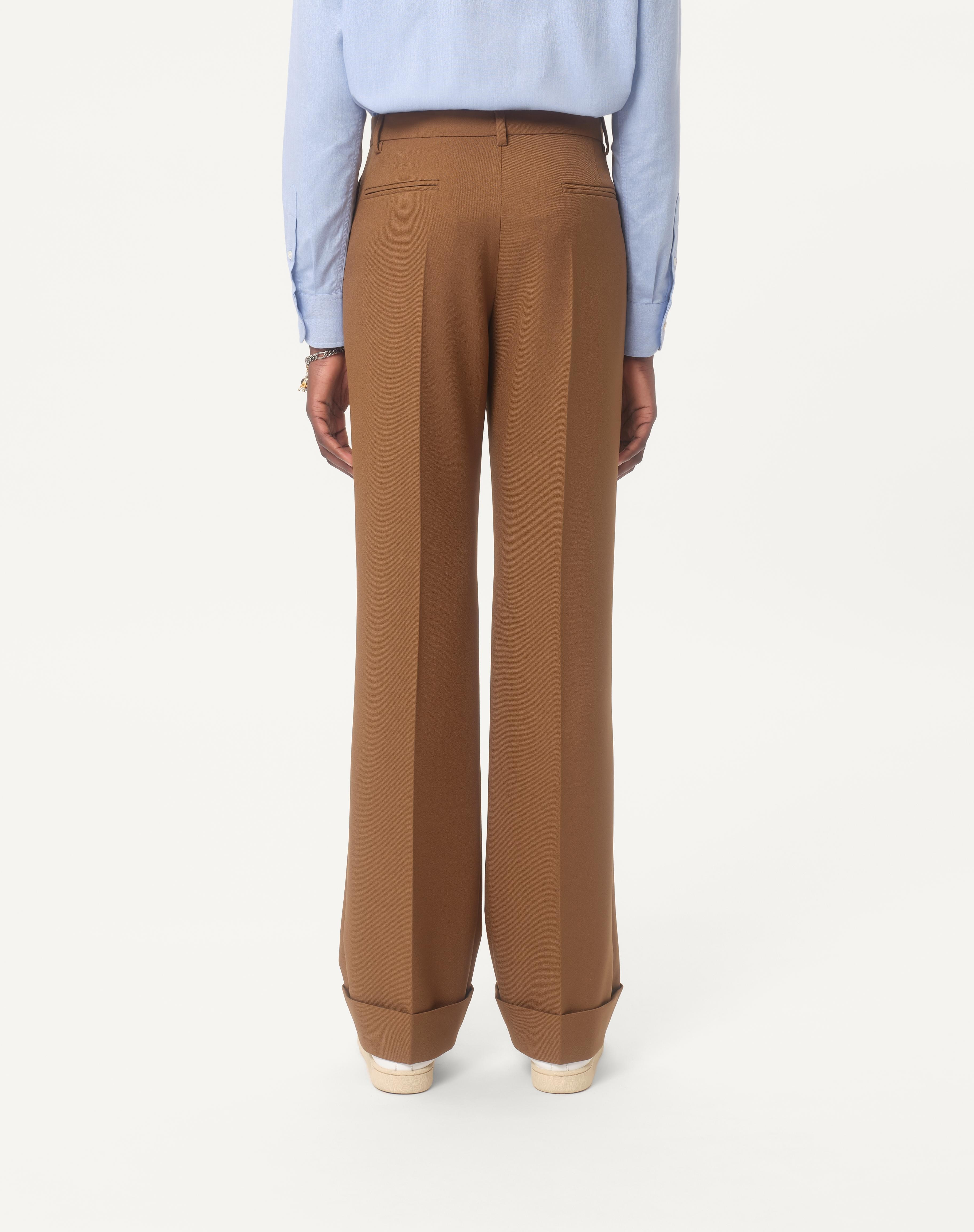 NYLON CUFFED GABARDINE PANTS - 5