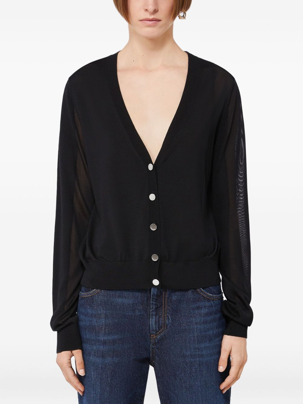 fine-knit cardigan - 3