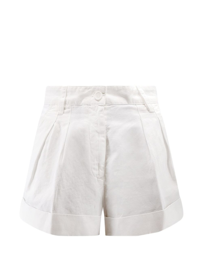 pleated shorts 1