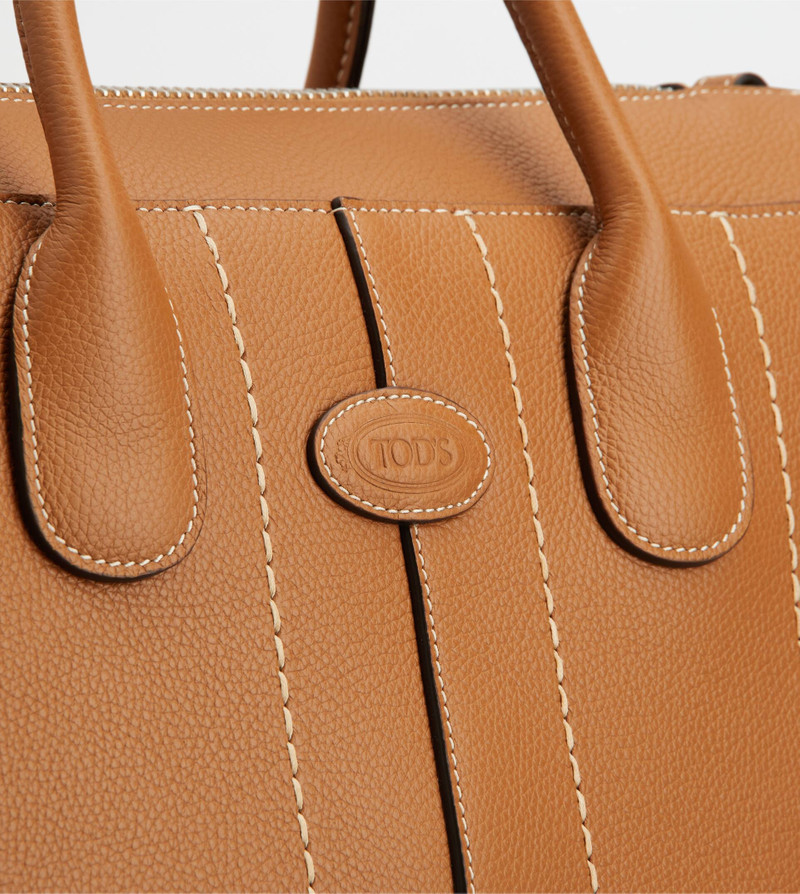 TOD'S DI BAG IN LEATHER SMALL - BROWN 6