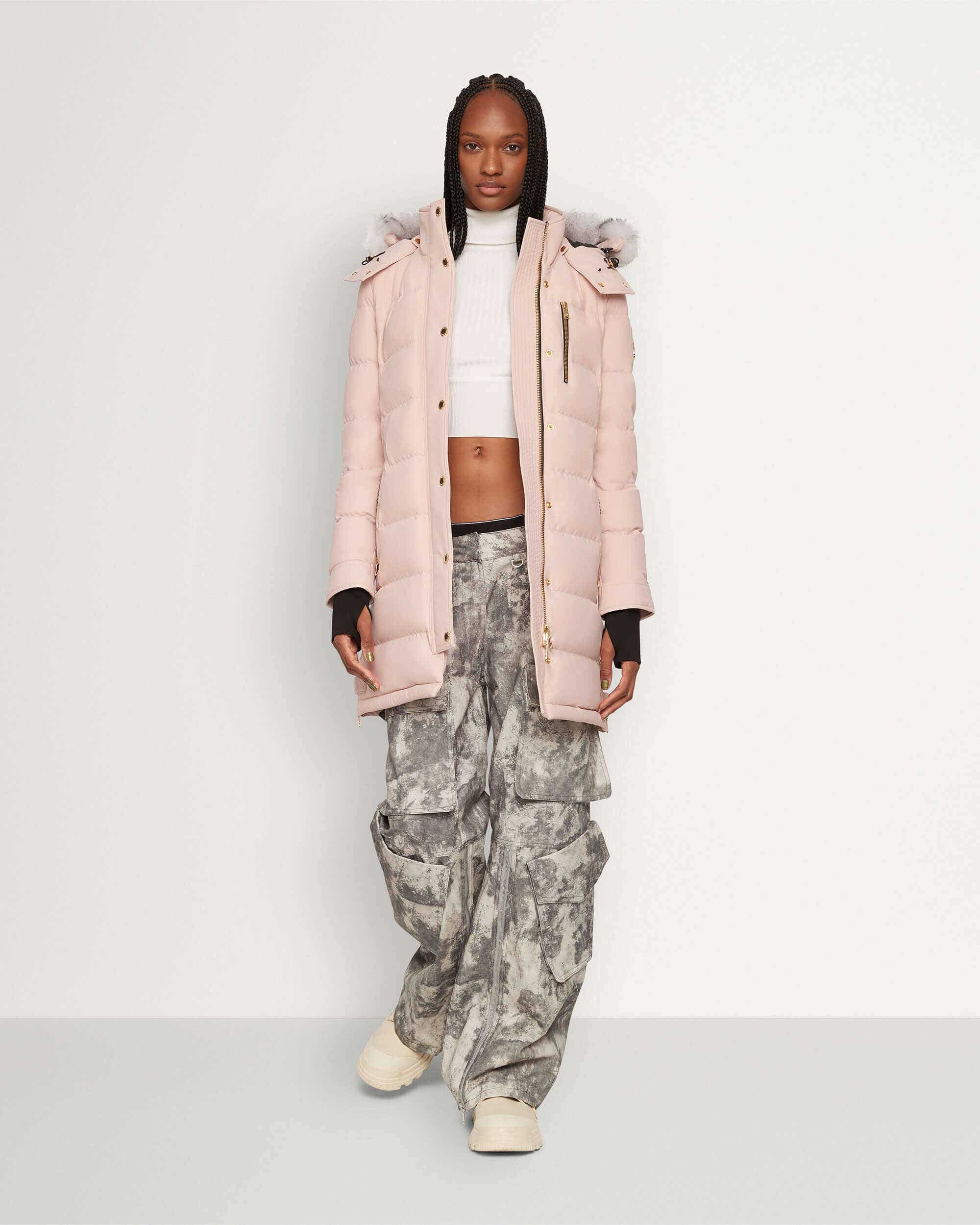 GOLD WATERSHED PARKA SHEARLING - 1