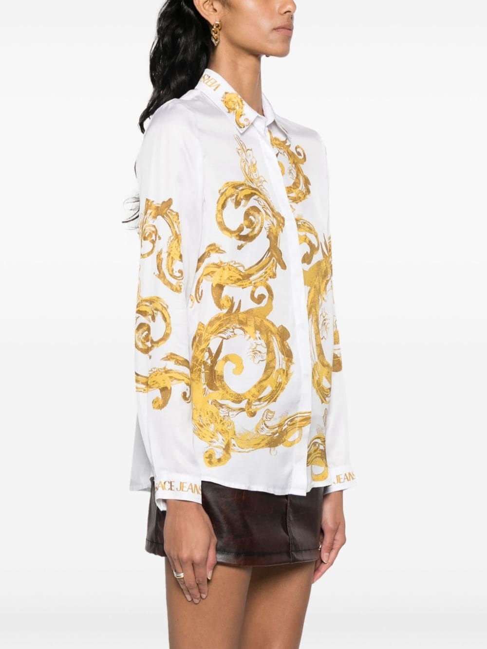Chain Couture-print logo shirt - 3