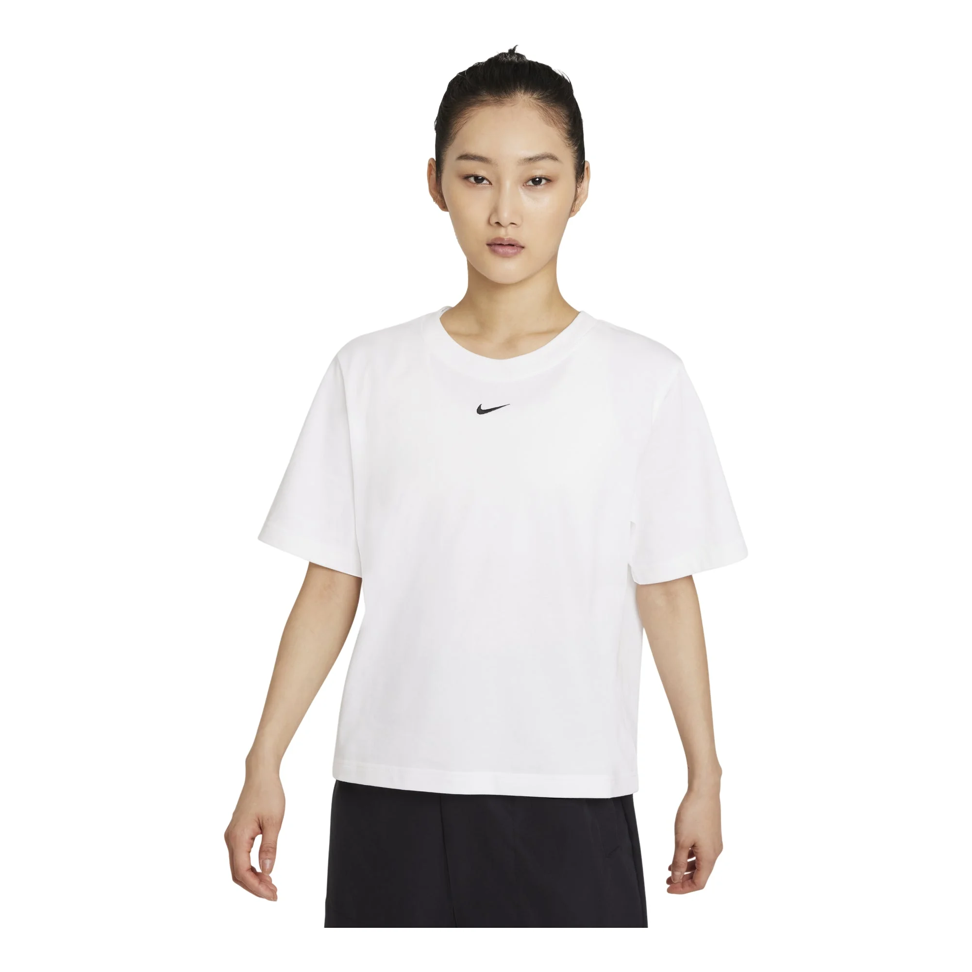 (WMNS) Nike Sportswear Essential Oversized T-Shirt 'Black' DD1238-100 - 1
