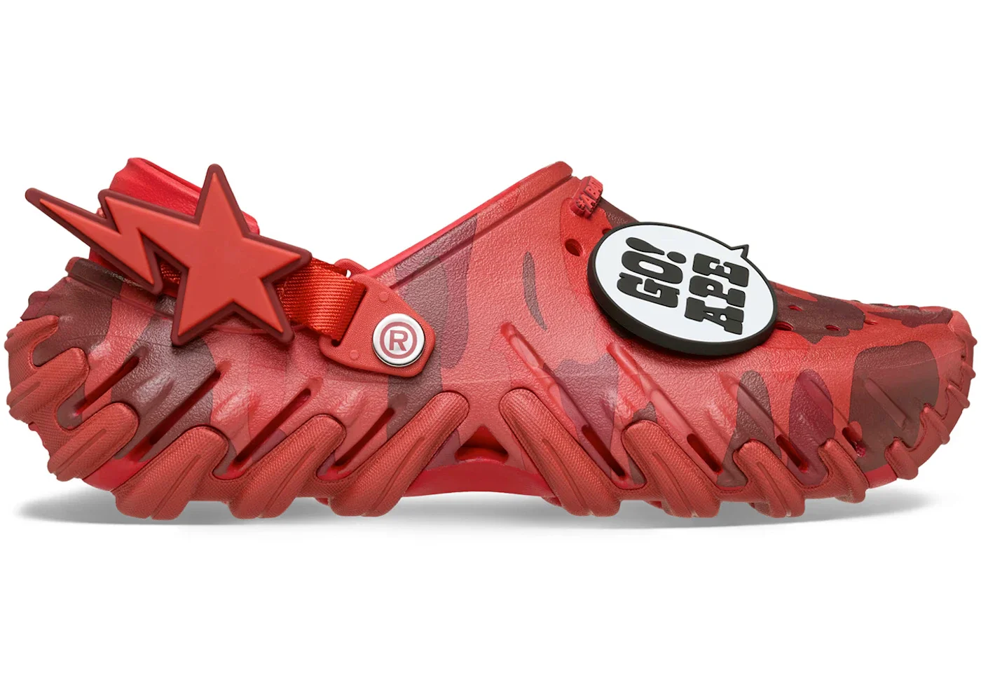 Crocs Echo RO Clog Bape Flame Camo - 1