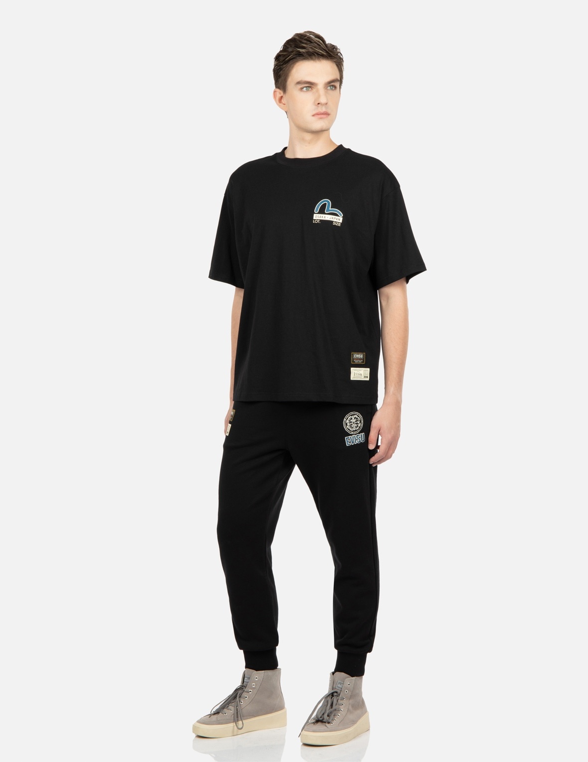 CAMOUFLAGE GODHEAD EMBROIDERY SWEATPANTS - 4