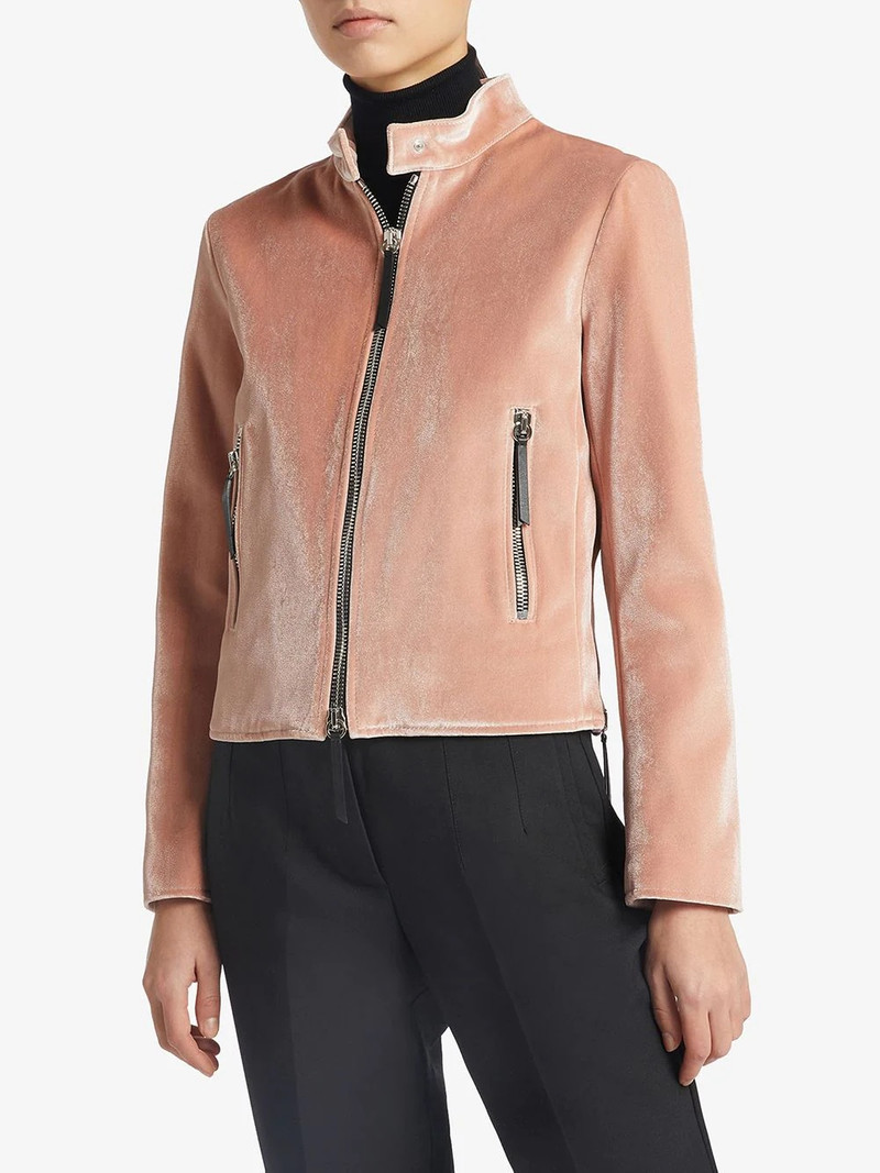velvet zip-up jacket 3