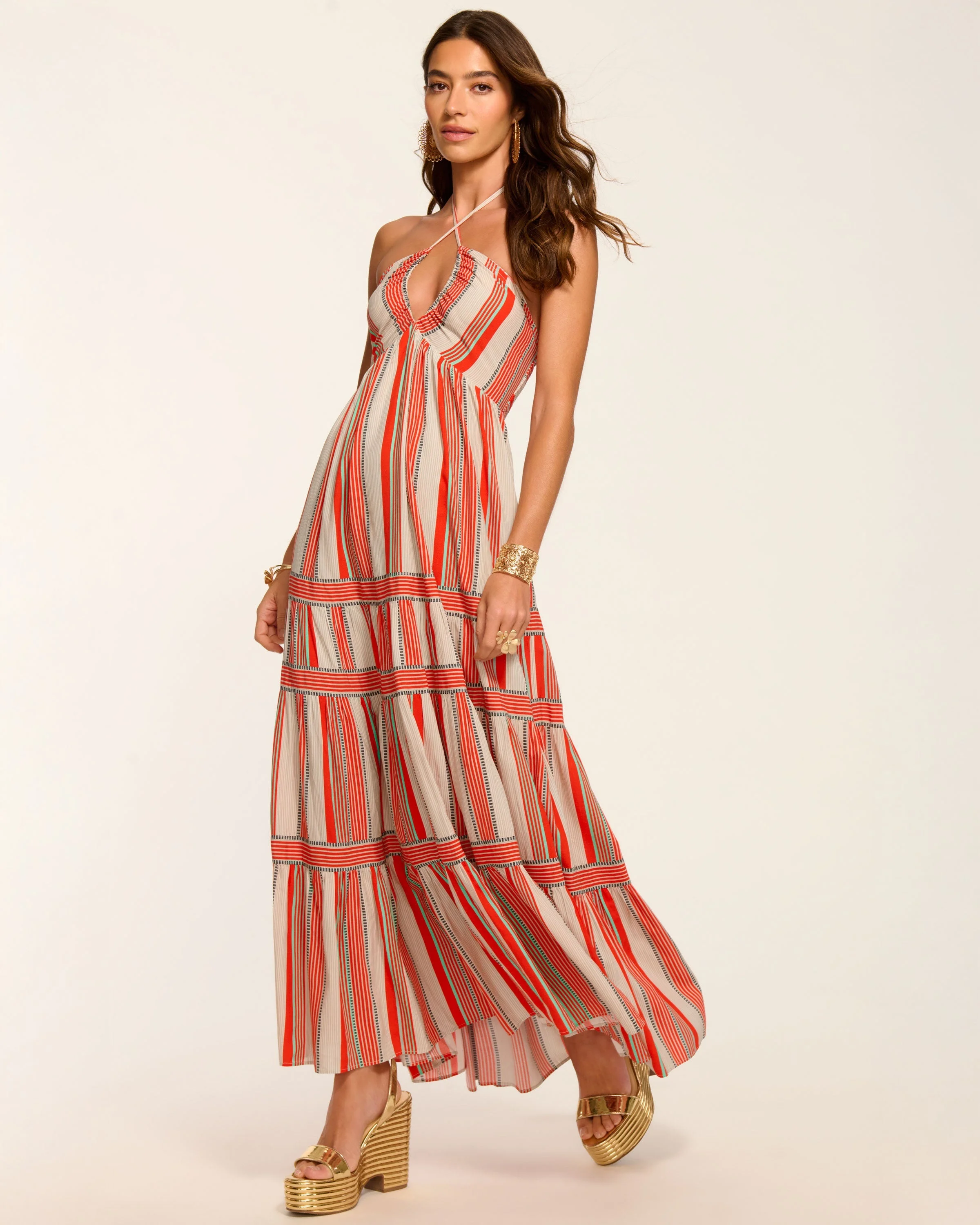 Phyllis Halter Coverup Maxi Dress - 1