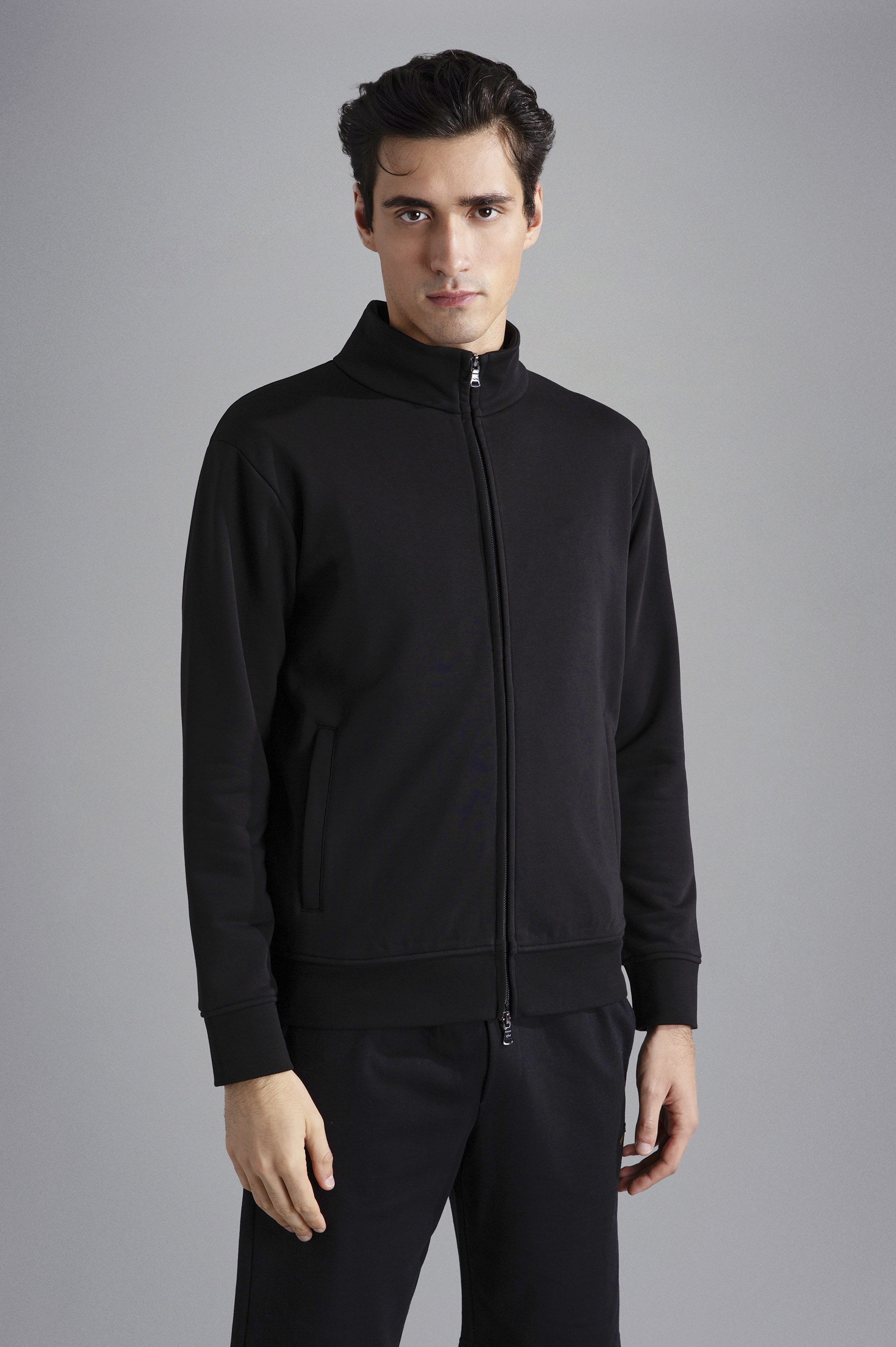 COTTON FULL ZIP SWEATSHIRT - 6