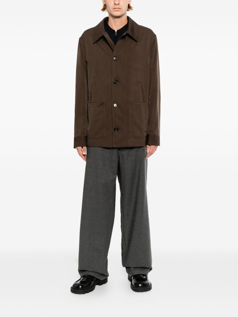 Brioni SILK BUTTONED-CUFF JACKET outlook