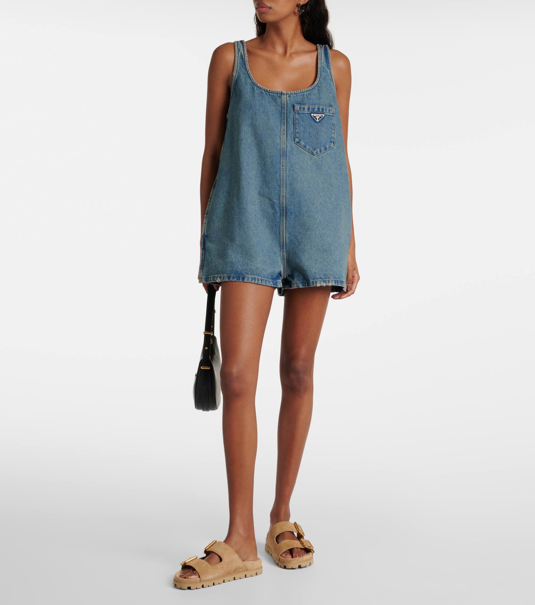 Logo suede sandals - 2