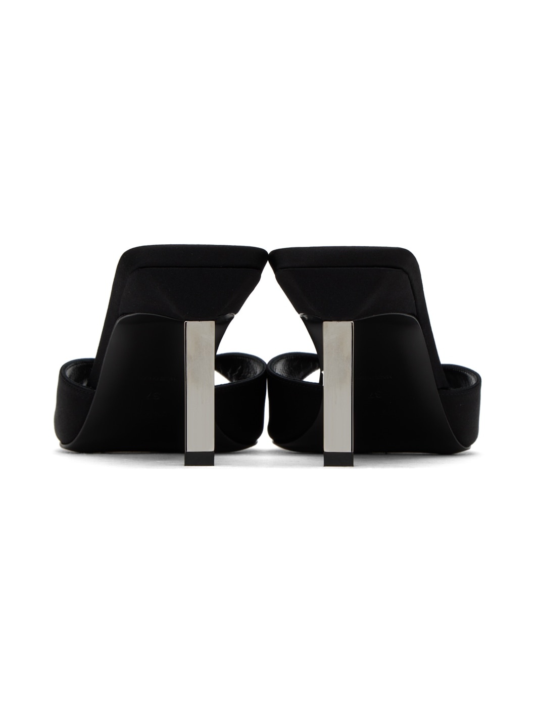 Black Adele Mules - 2