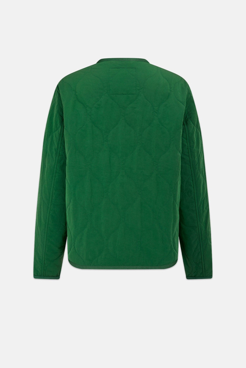 GLOVERALL Women's Marilla Dufflewool Liner Jacket Racing Green outlook