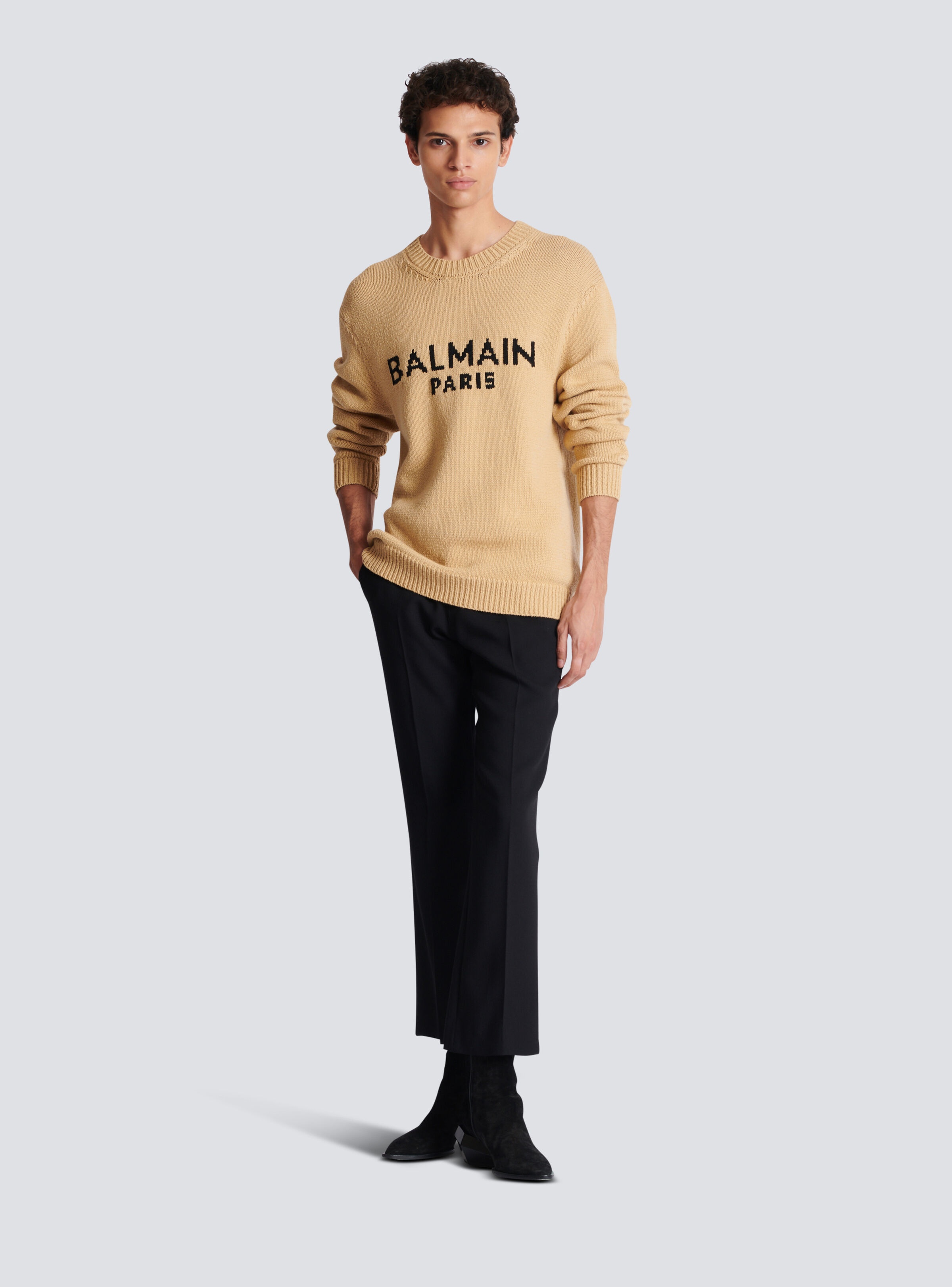 Balmain merino wool jumper - 2