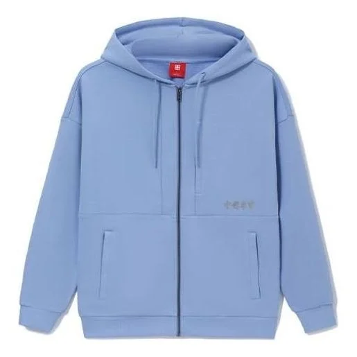 Li-Ning Stylish Hooded Coat 'Blue' AWDRF53-2 - 1