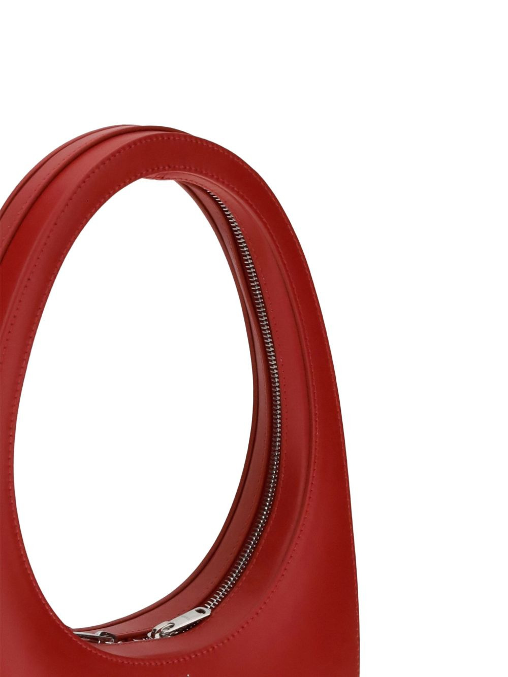 Swipe oval-frame zip shoulder bag - 5