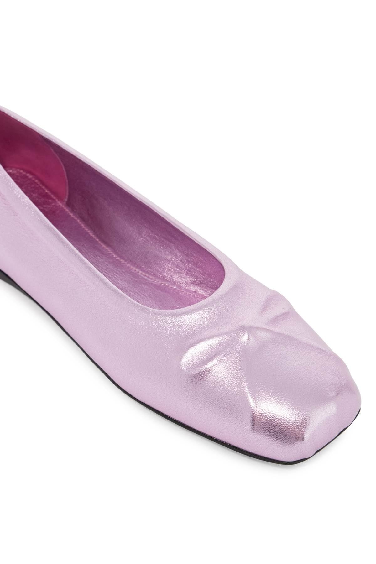 Ballerine Little Bow In Pelle Metallizzata - 4