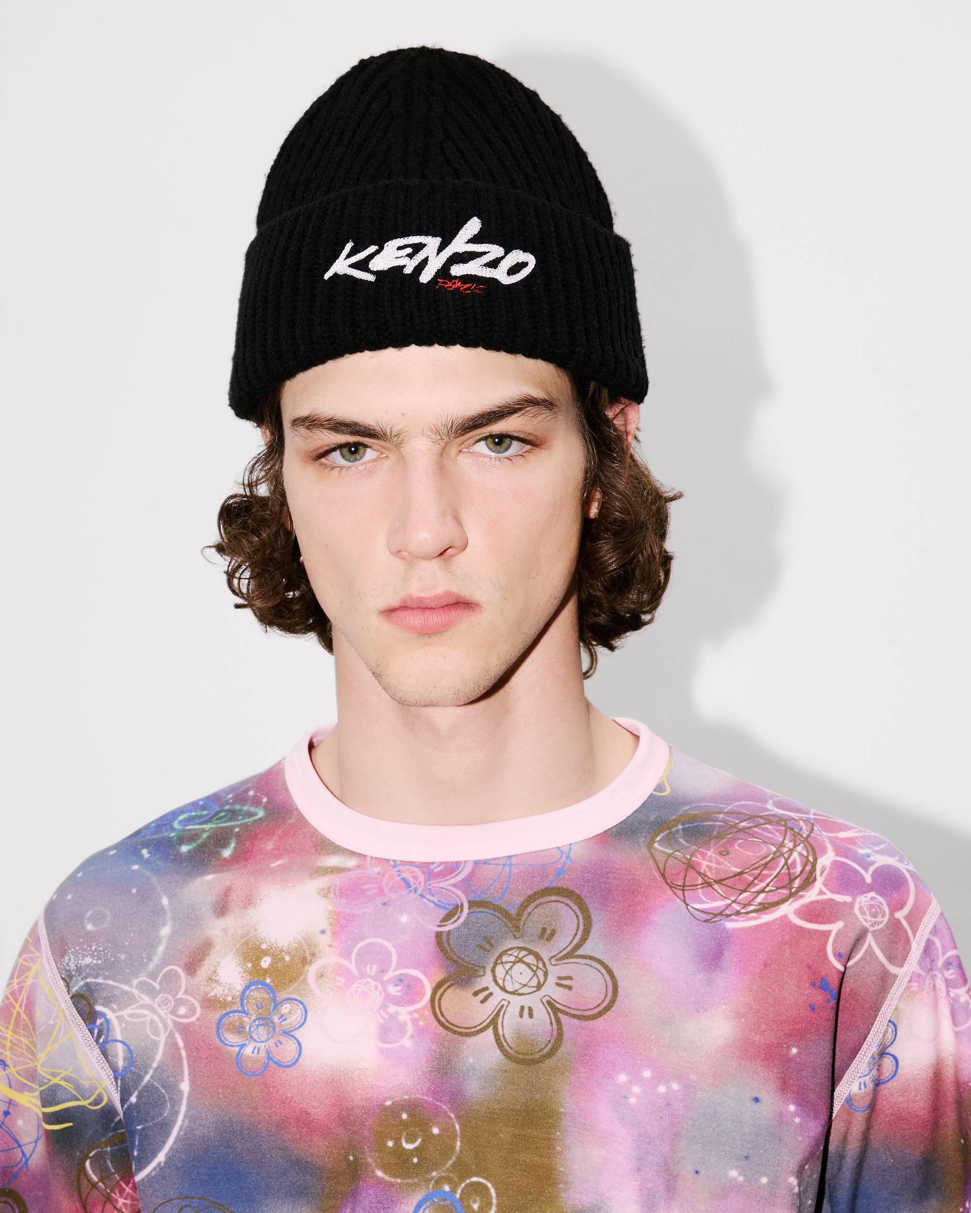 KENZO 'Kenzo x Futura 2000' beanie in wool | REVERSIBLE