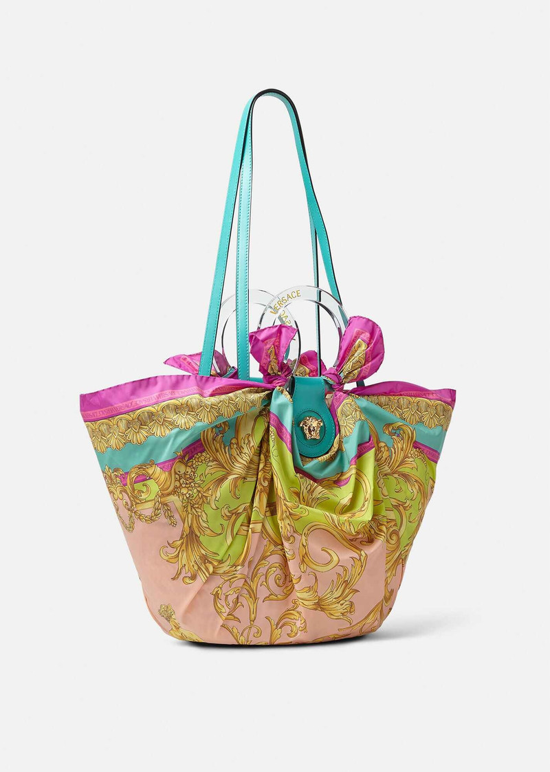 VERSACE La Medusa Foulard Large Basket Bag outlook