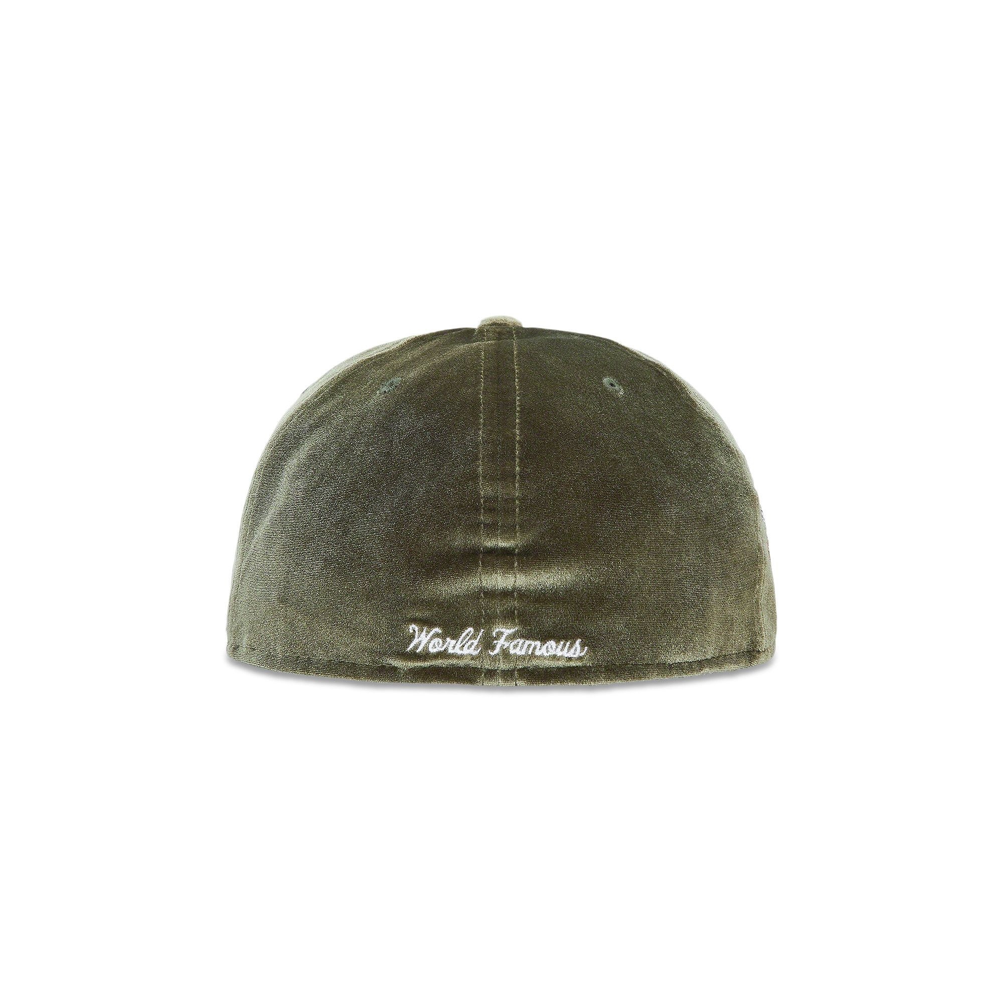 Supreme Velour Box Logo New Era 'Olive' - 2