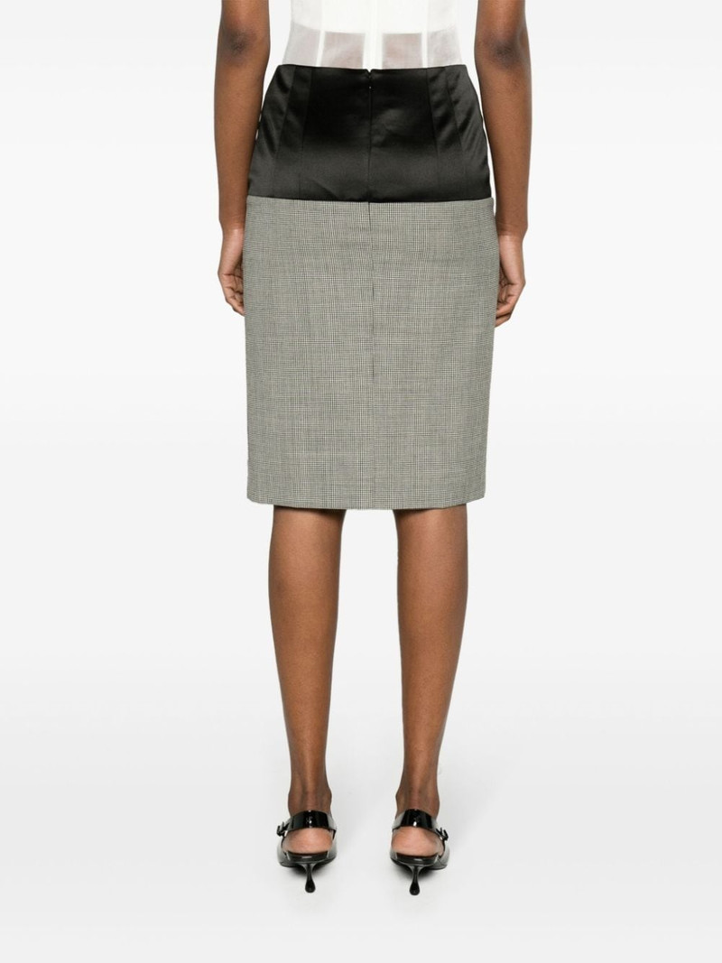 panelled tailored pencil skirt 4