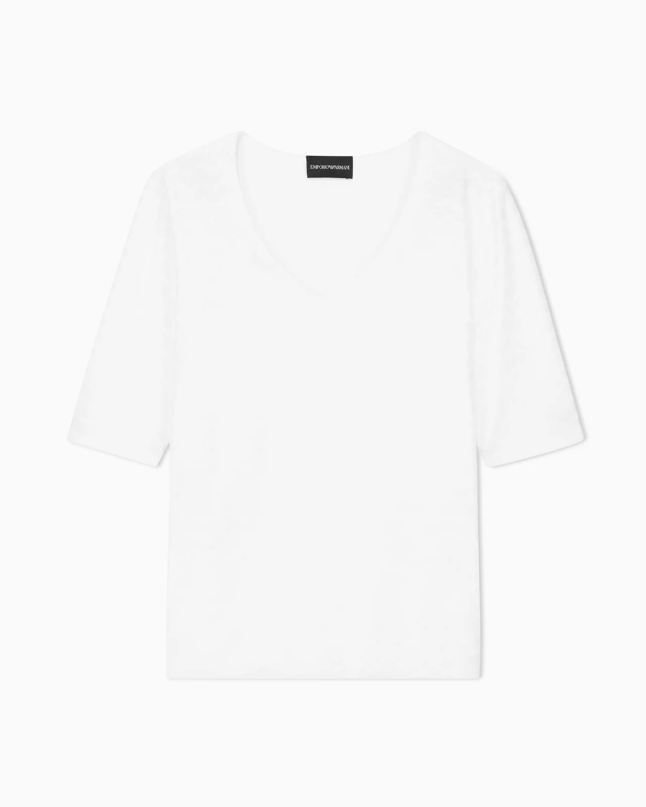 TWO-WAY STRETCH JACQUARD MOTIF NYLON-JERSEY V-NECK 주니어 - 1