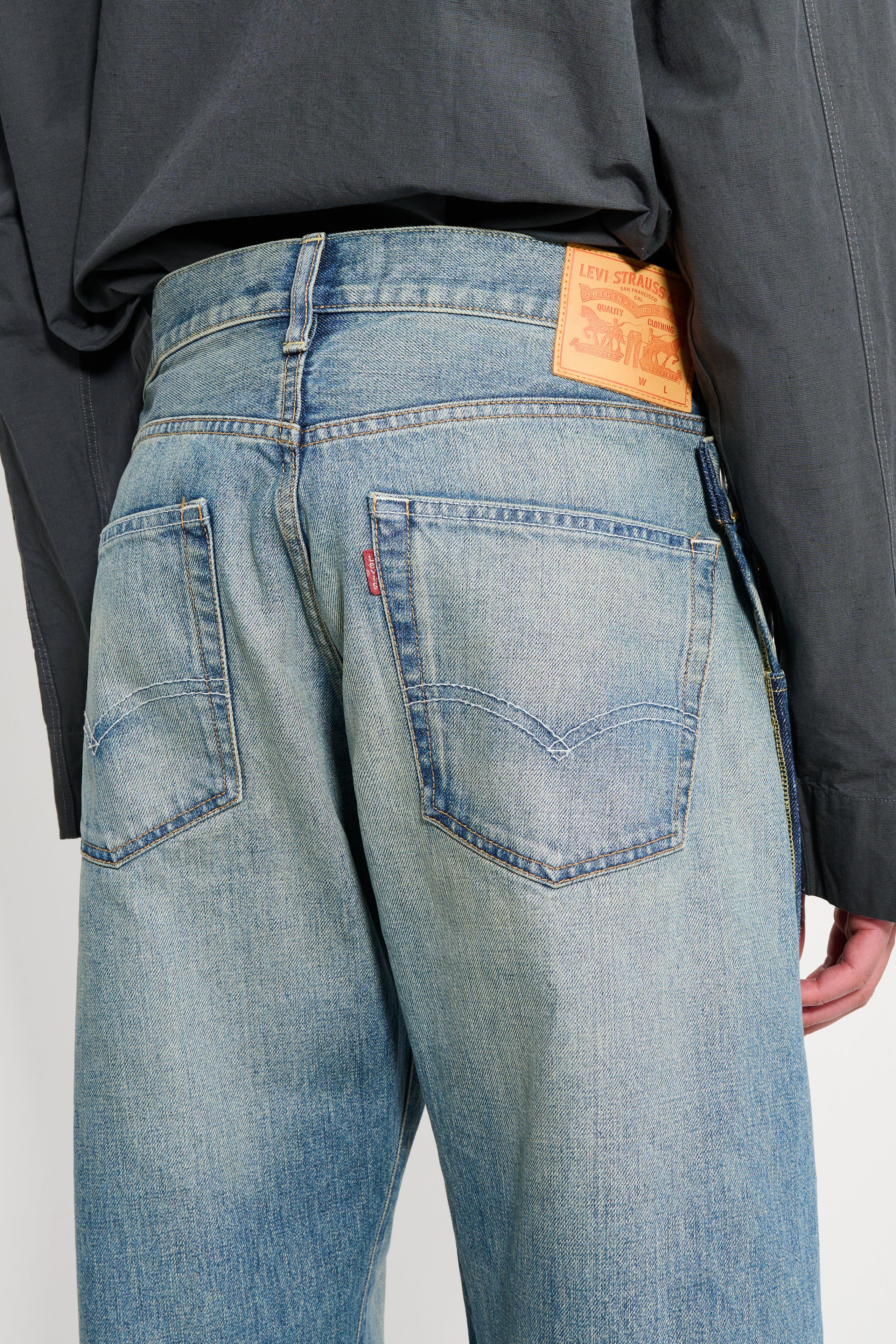 JUNYA WATANABE MAN LEVI'S WRAP CLOSURE JEANS DENIM - 6