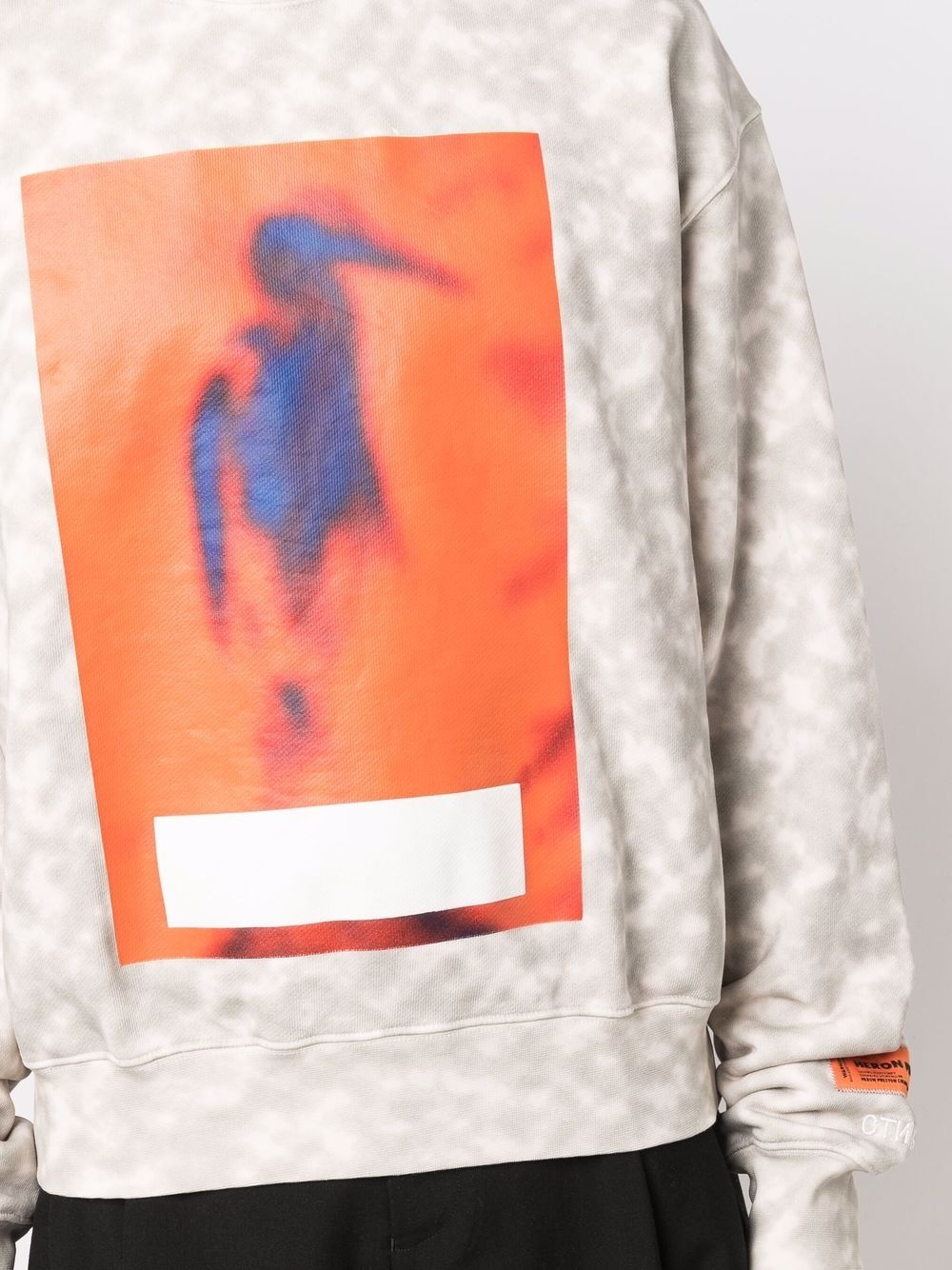 Censored heron crew-neck sweatshirt - 5