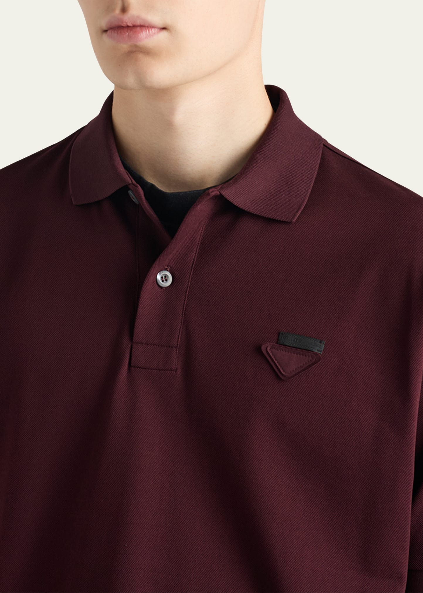 Men's Tipped Cotton Pique Polo Shirt - 5